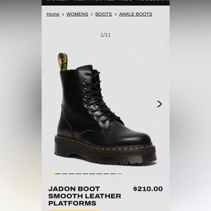 Black Platform Doc Martens